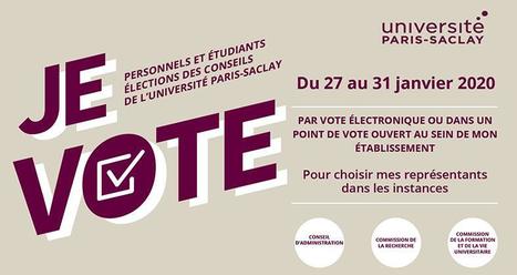 Résultats des élections des conseils de l'Université Paris-Saclay | Life Sciences Université Paris-Saclay | Scoop.it