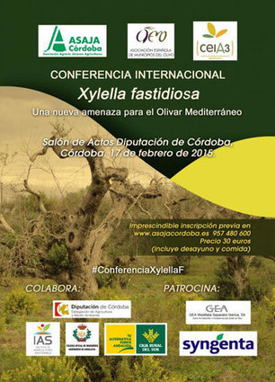 La bactérie Xylella fastidiosa au centre d'une conférence internationale à Cordoue le 17 février | Variétés entomologiques | Scoop.it