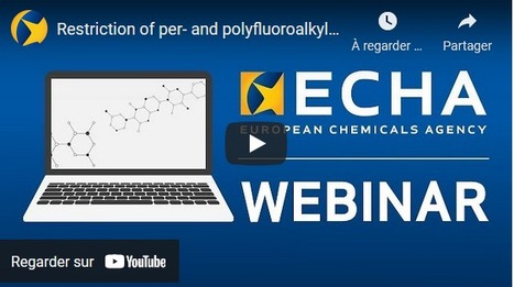 Webinaire : restriction des substances per- et polyfluoroalkyles (PFAS) dans les mousses anti-incendie | Prévention du risque chimique | Scoop.it