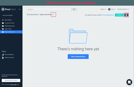 Utiliser les dossiers &ndash; | PREZI (A-ET) LA CLASSE | Scoop.it