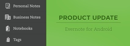 Evernote pour Android améliore l'édition de notes | Evernote, gestion de l'information numérique | Scoop.it