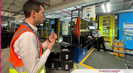 Vid&eacute;o. Rush de No&euml;l : dans les coulisses ultra robotis&eacute;es d&rsquo;Amazon &agrave; Metz - Augny | veille territoriale | Scoop.it