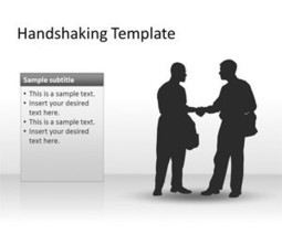 Handshaking PowerPoint Template | Free Business PowerPoint Templates | Scoop.it