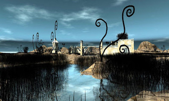 Beautiful Ghostville, A Spooky and Surrealistic Destination by Cica Ghost | Second Life Destinations | Scoop.it
