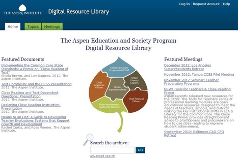 NEW! Tools for Teachers & Close Reading Primer - Aspen DRL | Latest Social Media News | Scoop.it