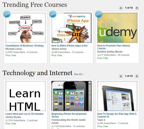 Online Courses from World's Experts | Udemy | Aprendiendo a Distancia | Scoop.it