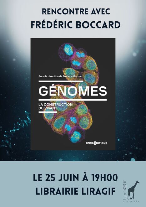 Rencontre-D&eacute;dicace avec Fr&eacute;d&eacute;ric Boccard - 25 juin 2026 &agrave; Liragif | Life Sciences Universit&eacute; Paris-Saclay | Scoop.it