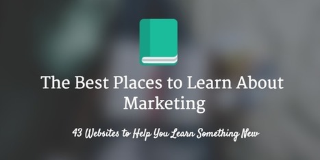 43 Best Websites to Learn Something New About Marketing | Buffer' | Public Relations & Social Marketing Insight | Scoop.it
