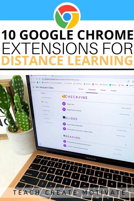 Ten Chrome extensions for distance learning | Creative teaching and learning | Scoop.it