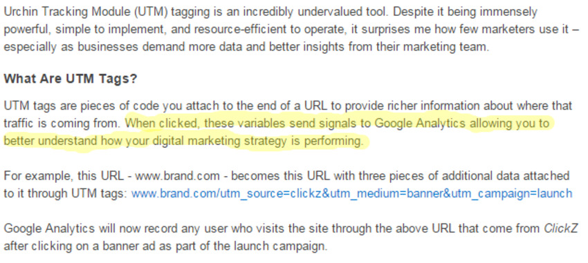 Using UTM Tags to Enhance Digital Marketing Strategies - ClickZ | The MarTech Digest | Scoop.it