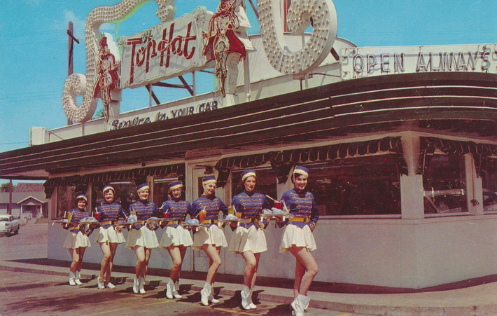 Vintage Postcard from The Top Hat in Spokane | Visiting The Past | Scoop.it