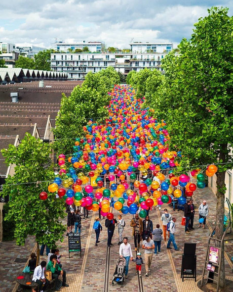 Les installations color&eacute;es fleurissent en coeur de ville | Une semaine d'actu - Newsletter de veille de l'AURH | Scoop.it