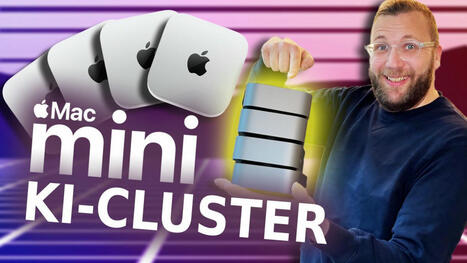 Vier Mac minis werden zum KI-Cluster | heise online | Künstliche Intelligenz | Scoop.it