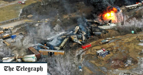 Ohio train derailment: Toxic chemicals spill kills almost 45,000 animals / le 24.02.2023 | Pollution accidentelle des eaux par produits chimiques | Scoop.it