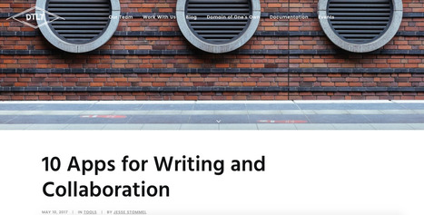 10 Apps for Writing and Collaboration | Information and digital literacy in education via the digital path | Scoop.it