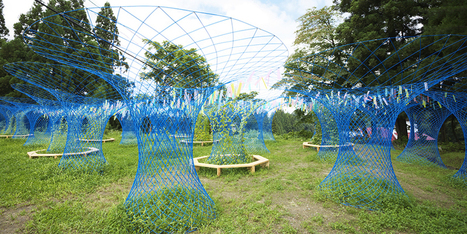 Kazuya Iwaki‎: FRP Fabric Copse | Art Installations, Sculpture, Contemporary Art | Scoop.it