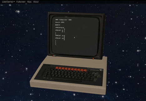 Un simulador 3D de un BBC Micro totalmente funcional y con más de 100 juegos  | tecno4 | Scoop.it