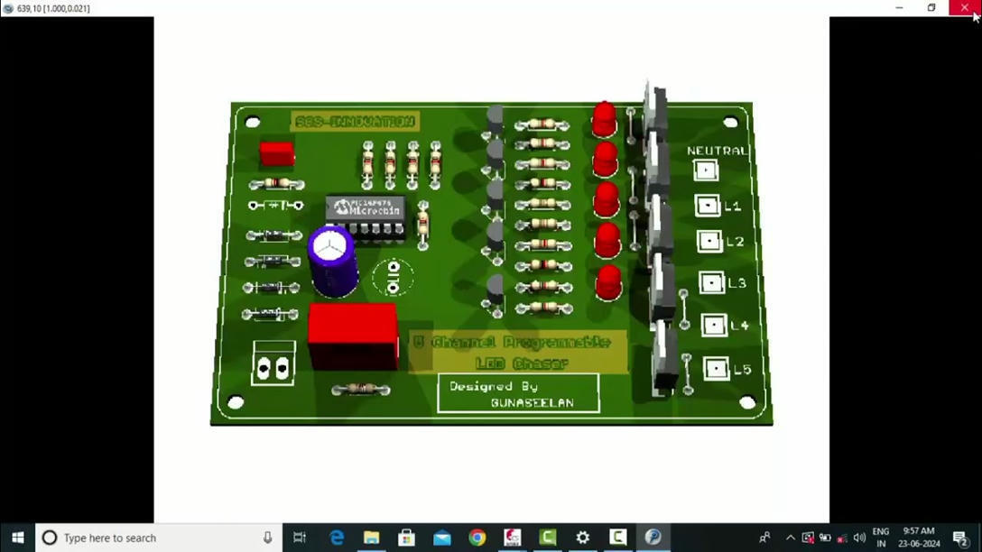 Programmable 5 Channel LED Chaser | PIC16f676 M...