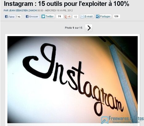 15 outils pour exploiter Instagram à 100 % | Le Top des Applications Web et Logiciels Gratuits | Scoop.it
