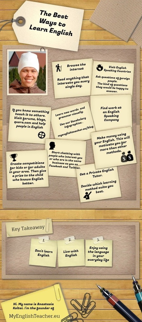 The Best Ways to Learn English (Infographic) | Bilingually Enriched Learners | Scoop.it