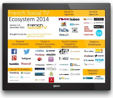 [Infographie] Ecosystème de la SocialTV en France pour 2014 - French SocialTV | Tv connectée, Transmedia, Webdoc et nouvelles écritures | Scoop.it