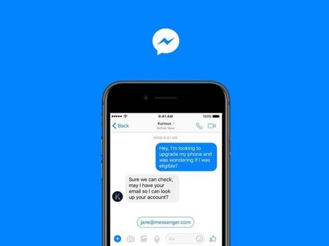 Messenger 2.3 : la mise à jour de Facebook qui veut augmenter l'engagement entre les entreprises et les clients | Interfaces conversationnelles : #IA #IntelligenceArtificielle #Google Assistant #Alexa #Siri #Chine #WeChat #Messenger #Voice #Voicebot #Callbot #Chatbot | Scoop.it