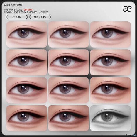 Itaewon Eyeliners July 2026 Group Gift by aeoo | Teleport Hub - Second Life Freebies | Second Life Freebies | Scoop.it