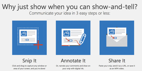 Snip - Show and Tell (Create Videos in 60 Seconds) | 21st Century Tools for Teaching-People and Learners | Scoop.it