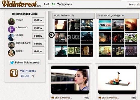 Curate Your Video Playlists with a Pinterest for Videos-Only: Vidinterest | Content Curation World | Scoop.it