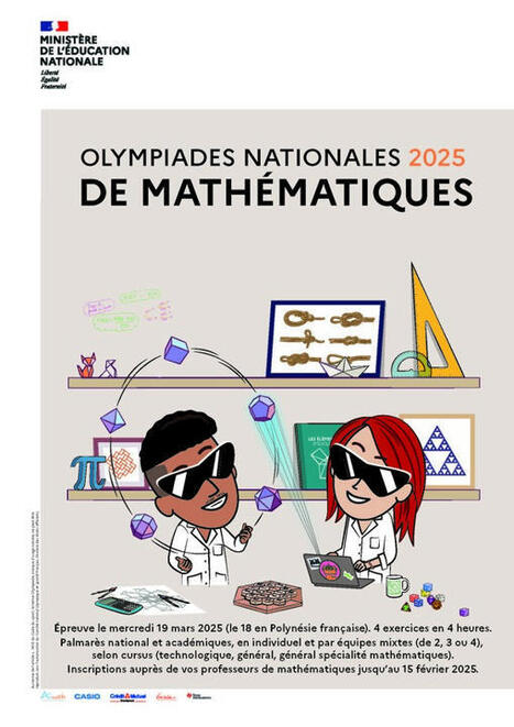 Olympiades Nationales de Mathématiques 2025 | Veille Éducative - L'actualité de l'éducation en continu | Scoop.it