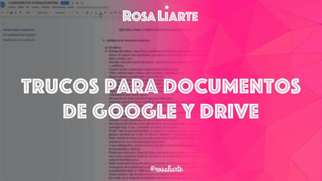 Trucos de Documentos de Google y Drive | TIC & Educación | Scoop.it