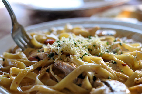 Recette de tagliatelles au poulet, sauce moutarde et yaourt, à l'estragon - cuisine légère | Cuisine du monde | Scoop.it