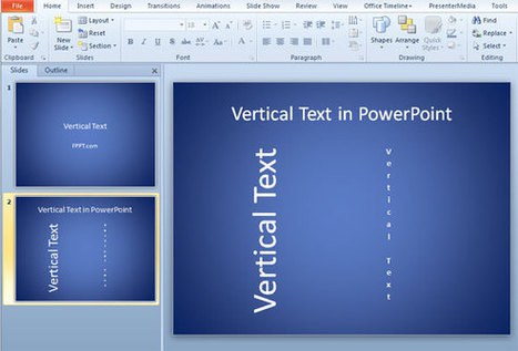 Texto Vertical en presentaciones de PowerPoint 2010 | plantillas-powerpoint.com | Presentaciones PowerPoint | Scoop.it