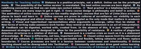 Manifesto for Teaching Online | Digital Delights | Scoop.it