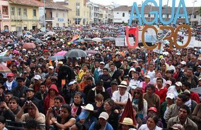 Ecuador: 30.000 personas se movilizan contra la megaminería en Azuay | laclase.info | MOVUS | Scoop.it