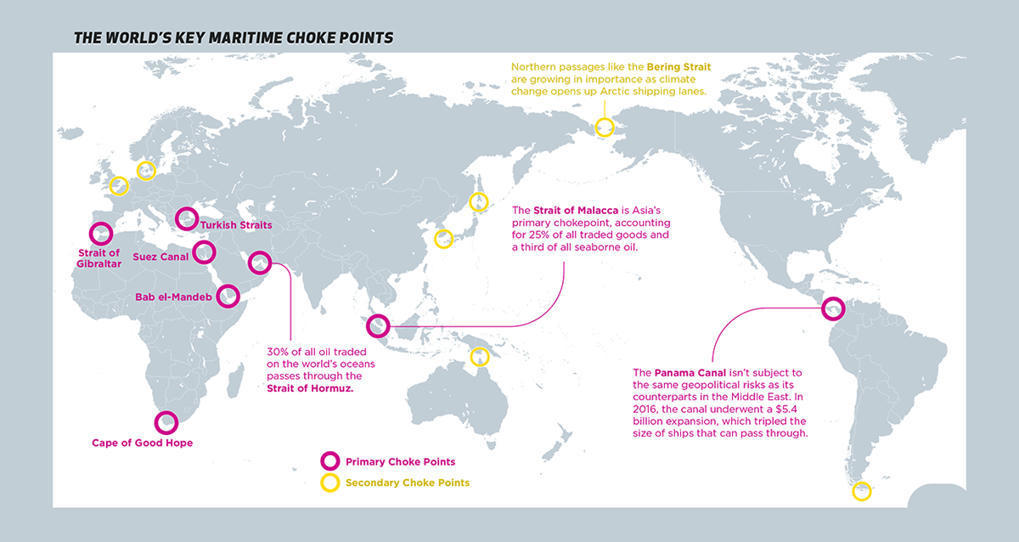 Visualized: Mapping the World's Key Maritime Ch...