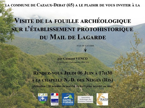 Visite de la fouille archéologique du Pla dero croua le 6 juin | Vallées d'Aure & Louron - Pyrénées | Scoop.it