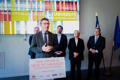 Quatre ans après son ouverture, visite officielle XXL à Reims au nouveau siège de l’Université Reims Champagne-Ardenne | Le fil d'actualités de l'URCA | Scoop.it