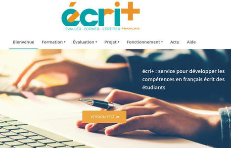 EcriPlus. Ameliorer l’expression écrite des étudiants | Actualité sanitaire et sociale - CRDI Croix-Rouge Compétence                               Hauts-de-France | Scoop.it