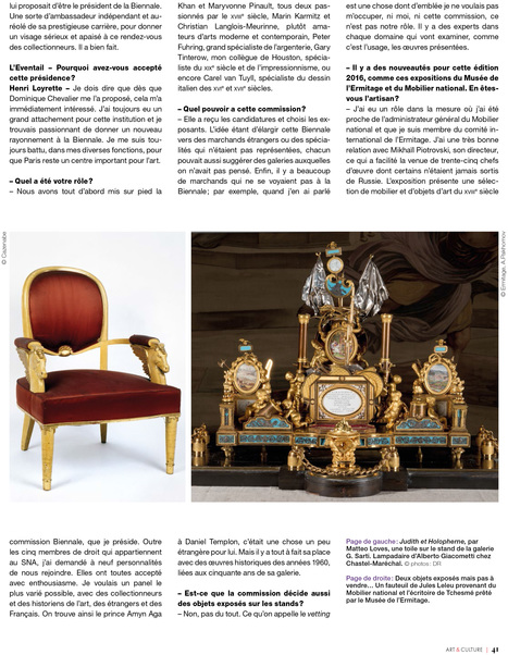 Henri Loyrette "Donner un nouveau rayonnement à la Biennale" (2/3) | La Biennale - Paris | Scoop.it