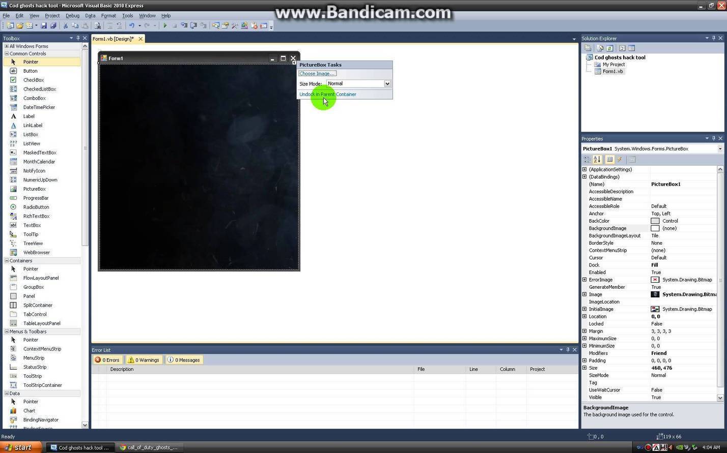 Visual Basic | Call of Duty Ghosts Hack (fake) ... - 