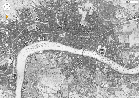 1746 map of London now available as an incredibly detailed Google map | Doing History | Scoop.it