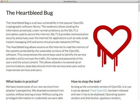 OpenSSL-Sicherheitslücke: Warum "Heartbleed" Millionen Web-Nutzer gefährdet | ICT Security-Sécurité PC et Internet | Scoop.it