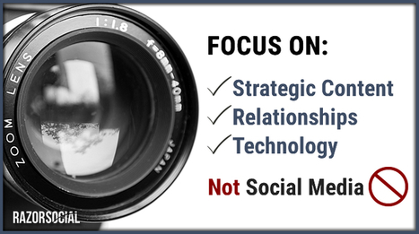Focus on Strategic Content, Relationships and Tech, Not Social Media | Public Relations & Social Marketing Insight | Scoop.it