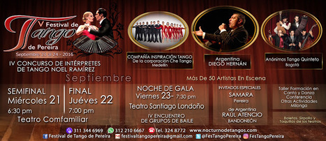 V Festival de Tango de Pereira | Mundo Tanguero | Scoop.it