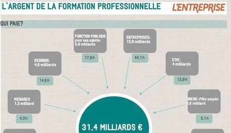 INFOGRAPHIE. France - L'argent de la formation professionnelle | Formation professionnelle - FTP | Scoop.it