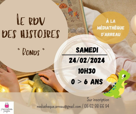 Rendez-vous des Histoires à la médiathèque d'Arreau le 24 février | Vallées d'Aure & Louron - Pyrénées | Scoop.it