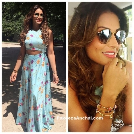 Bipasha Basu in a tight fitted cut-out Maxi Dress | Indian Fashion Updates | Scoop.it