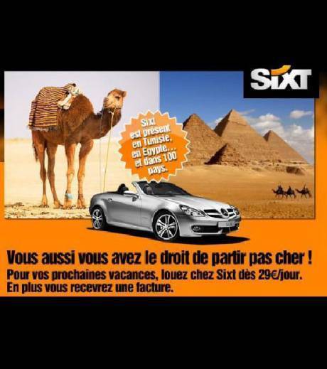 La nouvelle pub de Sixt , pour faire comme Michelle Alliot-Marie et François Fillon ! | Mais n'importe quoi ! | Scoop.it