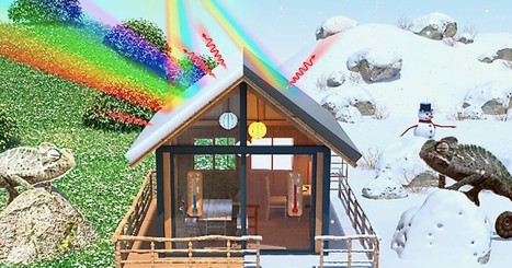Bio-inspired color-changing coating could both warm and cool houses | by Ben Coxworth | NewAtlas.com | @The Convergence of ICT, the Environment, Climate Change, EV Transportation & Distributed Renewable Energy | Scoop.it